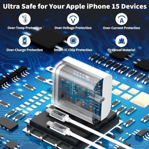 Upgrade Your Apple Watch Charging Experience with the 20 W Magnetic USB-C Fast Charger – 6 ft Cable for Seamless Compatibility with Series 1-9 and SE Models – Effortless Magnetic Alignment and Premium Durability for Everyday Convenience