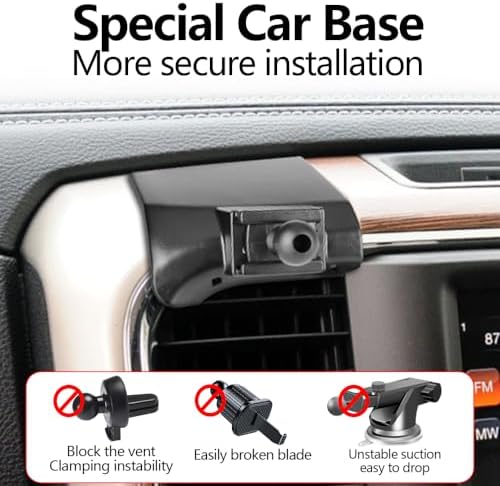 Secure Fit Car Phone Holder Mount for 2013-2018 Ram 1500, 2500, 3500 | 360° Adjustable Smartphone Cradle | Hands-Free Navigation and Calling | Durable Interior Accessory Enhancing Driver Safety and Convenience