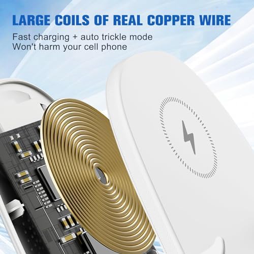 Innovative 3-in-1 Portable Mini Chair Wireless Charger with Ergonomic Phone Holder and Integrated Speaker – Fast Charging Solution for All Smartphones – Perfect Tech Gift for Modern Lifestyles and On-the-Go Connectivity