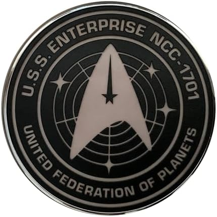 Star Trek Illuminating Wireless Charger & Backup Battery Pack – Sci-Fi Inspired Portable Phone Charger with Light-Up Transporter Pad Logo for Enhanced Compatibility and Fast Charging – Ultimate Gift for Star Trek Fans and Tech Enthusiasts