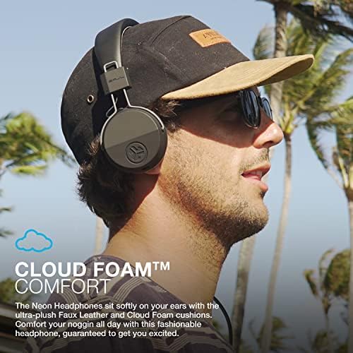 Discover the JLab Neon Folding On-Ear Headphones in Black – Your Ultimate Audio Companion for Travel and Daily Use | Lightweight Design with Tangle-Free Cord for Effortless Portability | Advanced Noise Isolation Technology for Uninterrupted Listening | Powered by 40 mm Neodymium Drivers for Rich, Crystal-Clear Sound | Ergonomic Fit with Plush Cushions for Extended Comfort | Perfect for Music Lovers, Commuters, and Home Relaxation