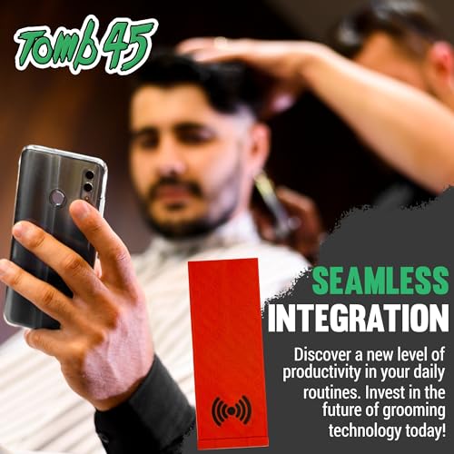 Tomb 45 Professional Wireless Charging Mat – Enhanced Fast Charging Solution for Barbers – Stylish & Functional Mobile Accessory for Organized Grooming Spaces – Durable, Anti-Slip Design for Seamless Device Compatibility