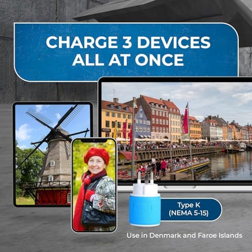 OREI Switzerland Travel Plug Adapter with Dual USB Ports – Ultimate Type J Charging Solution for USA Devices – Fast, Efficient Power for i Phones, Laptops, Tablets & More – Essential Travel Accessory for Hassle-Free Connectivity