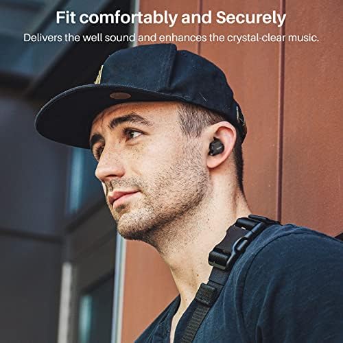 TOZO T18 True Wireless Earbuds with Bluetooth 5.3 – IPX8 Waterproof Noise-Canceling Headphones with Smart LED Case, Customizable Sound via 32 EQ Settings, Extended Battery Life for Sports & Daily Activities, Ultimate Audio Experience
