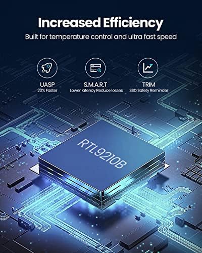 High-Speed M.2 NVMe SSD Enclosure – Tool-Free USB 3.2 Type-C Adapter for 2230/2242/2260/2280 SSDs | 10 Gbps Data Transfer with UASP & TRIM Support | Sleek Grey Design for Enhanced Portability and Compatibility