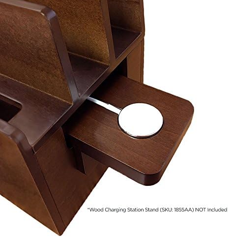 Eco-Friendly Bamboo Multi-Device Charging Station with 6-USB Hub – Universal Organizer for Smartphones, Tablets, and Laptops – Fast Charging Power Supply for a Clutter-Free Workspace