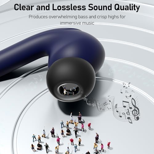 Premium Wireless Earbuds with Bluetooth 5.3 – Deep Bass Stereo Sound & IP67 Waterproof for Ultimate Durability – True Wireless Design with LED Power Display Charging Case – Perfect for Sports, Workouts, and Leisure Listening – Enhanced Compatibility & Clear Calls with Built-in Microphone – Elevate Your Audio Experience with CALCINI