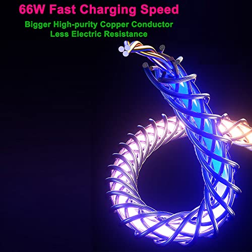 39-Inch Green High-Speed USB A to Micro USB Charging Cable with LED Night Light Indicator – Fast Data Transfer and Universal Compatibility for Android Devices, Perfect for Home and Office Use