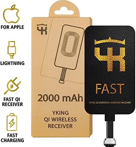 Transform Your i Phone Charging Routine with the 2000 m Ah Qi Wireless Receiver – Fast, Efficient, and Tangle-Free Charging Solution for i Phone 6, 7 & 7 Plus, Unleash Seamless Power with Enhanced Compatibility and Sleek Design for Modern Convenience