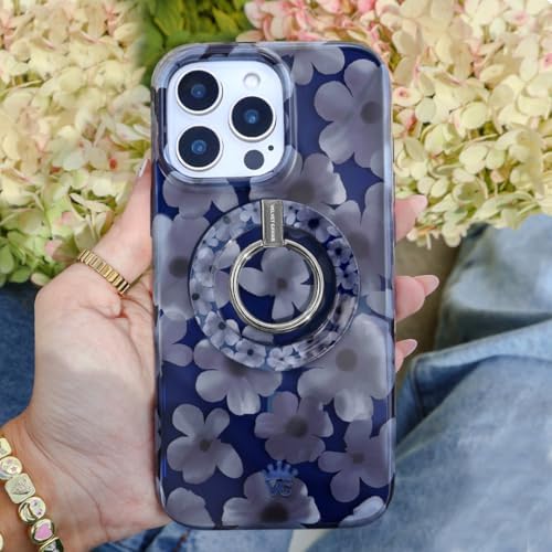 Transform Your i Phone 16, 15, 14, 13, 12 with VELVET CAVIAR’s Amethyst Purple Leopard Mag Safe-Compatible Grip – Stylish Magnetic Ring Holder & Adjustable Stand for Effortless Hands-Free Viewing, Secure Texting, and Enhanced Usability – Elevate Your Mobile Experience with Durable, Lightweight, and Customizable Accessory