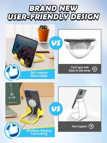 Cell Phone Stand Thumbs Up Lazy Phone Stand – Phone Holder 2025 College Graduation Gifts for Her Him Cellphone iPhone Stand for Desk Birthday Gifts for Teens Girls Boys Adults Women Men Wife – Enhanced Compatibility and Speed