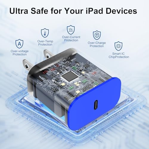 Ultimate 20 W Fast Charging Solution: 10 Ft i Phone 15 Charger with 3 Durable USB-C Cables & Dual Wall Adapters – Compatible with i Phone 15/15 Pro/Pro Max, i Pad Pro, Air Pods, and Samsung Devices for Rapid Power-Up and On-the-Go Convenience