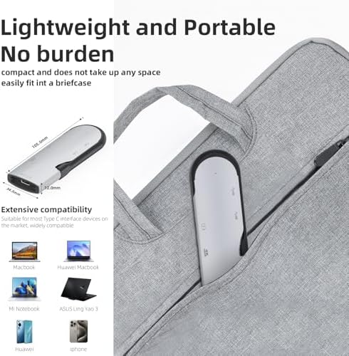 Transform Your Tech Experience with the Ultimate 5-in-1 USB C Hub Multiport Adapter – 4 K HDMI, Power Delivery, USB-C/A Ports for Mac Book Pro, Dell XPS & i Phone 15/16 Pro – Essential Laptop Accessory for Enhanced Productivity & Travel Efficiency