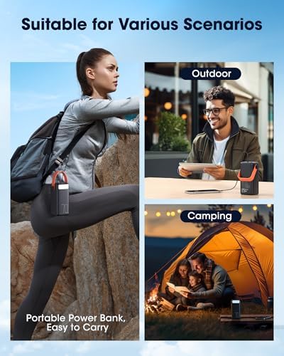 Ultra High-Capacity 70000 m Ah Power Bank – 22.5 W Fast Charging Portable Charger with LED Display & Built-In Flashlight – Ideal for Camping, Travel, and Emergency Use – Multiple Outputs for i Phone, Samsung, i Pad, and More – Stay Connected Anywhere with Long-Lasting Power Solution – Lightweight Design with Convenient Carry Strap and Real-Time Power Monitor – Comprehensive Safety Features Including Overcharge and Short Circuit Protection – Perfect for Outdoor Adventures and Unexpected Power Outages – Includes USB-C Charging Cable and 2-Year Customer Support for Peace of Mind