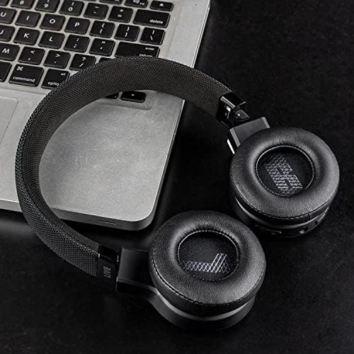 Transform Your JBL Live 460 NC Headphones with SOULWIT Premium Replacement Ear Pads – Luxurious Protein Leather & Noise Isolation Foam for Enhanced Comfort and Immersive Sound Experience – Effortless Installation in Stylish Grey
