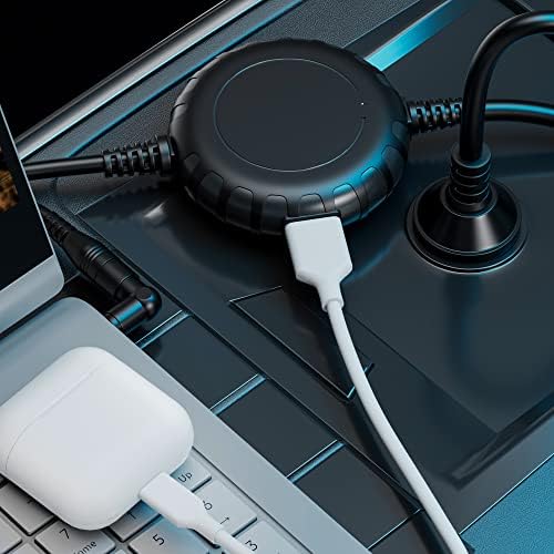 Ultimate Powseed 100 W USB-C Laptop Car Charger for Mac, HP, Dell & More | High-Speed Power Adapter with 5 V 2.1 A USB Port for Universal Compatibility | Efficiently Powers All USB Devices & In-Car Electronics | Ideal for Travel, Boats, and On-the-Go Charging