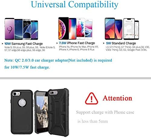 Innovative Adjustable Gooseneck Cup Holder Phone Mount with Fast Wireless Charging – Securely Holds i Phone & Samsung Devices for Effortless Hands-Free Navigation, Ideal for Daily Commuting and Road Trips – Enhanced Compatibility with i Phone 13 Pro Max, Galaxy S21+ and More