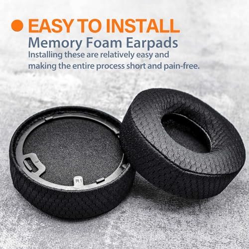 Upgrade Your Jabra REVO Headphones with TRANSTEK Premium Memory Foam Earpads – Luxurious Hybrid Velour for Ultimate Comfort, Effortless Installation, and Exceptional Sound Isolation for Audiophiles and Casual Listeners