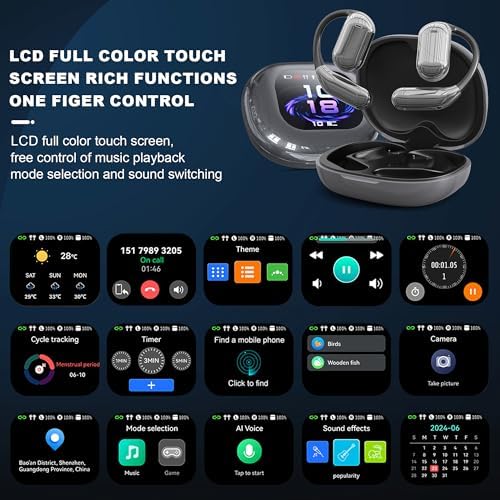 AI-Powered Translation Earbuds for Global Communication: Real-Time Language Converter with 144 Language Support, Bluetooth HD Audio for Travelers and Professionals, Ergonomic Design for All-Day Comfort, Seamlessly Compatible with i OS & Android Devices
