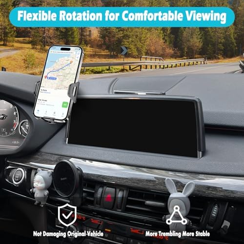 BMW-Compatible 12.3-Inch Car Phone Holder for X7 (2019-2022), X5 (2019-2023), and X6 (2020-2023) – Thick Case Friendly Cell Phone Mount for 4.7-7 Inch Devices – Ultimate Stability and Easy Access for Navigation and Hands-Free Use