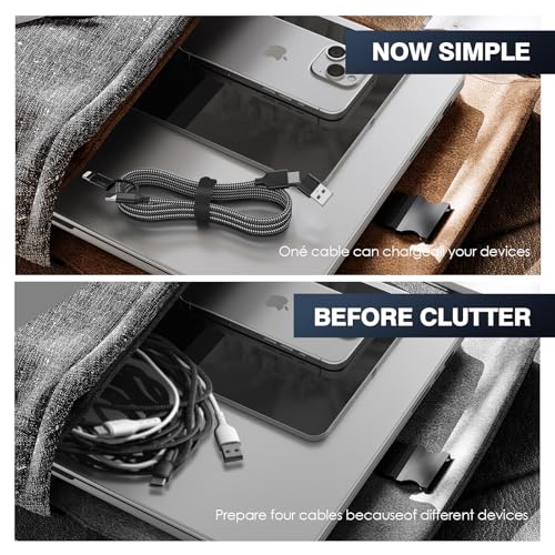 20 FT Ultra-Long i Phone Charger Cable – Fast 60 W 2-in-1 USB-C & Lightning Charging Cord for i Phone 16/15/14/13/12/11, i Pad & Mac Book – Durable Braided Design for Home, Office & Outdoor Use – Unmatched Flexibility and Rapid Power Delivery