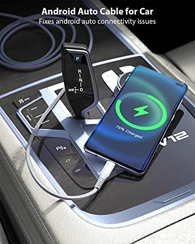 Experience Unmatched Connectivity with CONMDEX 10 Gbps USB C Cable [6 ft, 2-Pack] – Fast Charging & High-Speed Data Transfer for i Phone 16 Plus, 16 Pro Max, Samsung Galaxy S25 – Ultimate Android Auto & Device Compatibility in Sleek Black Design for Seamless Performance and Durability