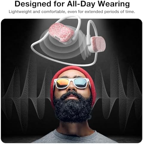 Purity Air Open Ear Headphones – Advanced True Air Conduction Wireless Bluetooth Earbuds with Dual Mic for Clear Calls – Ergonomic, Sweat-Resistant Design for Active Lifestyles – Compatible with i Phone & Android – Ultimate Comfort and Audio Awareness