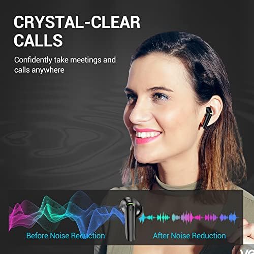 Revolutionary Bluetooth Noise Cancelling Earbuds with 80 Hours Playtime and IPX7 Waterproof – Ergonomic Fit for Ultimate Comfort and Superior Hi-Fi Sound for Android & i OS, Perfect for Active Lifestyles and Daily Use