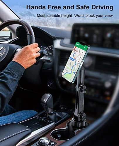 Transform Your Driving Experience with the SUPERONE 2025 Mag Safe Cup Holder Charger – 15 W Fast Charging Solution for i Phone 16, 15, 14, 13, 12 Pro Max, Plus, and Mini – Features Adjustable Gooseneck for Optimal Viewing and Stability – Perfect Accessory for On-the-Go Professionals and Tech Enthusiasts. Effortlessly power your devices while navigating with hands-free convenience. This innovative cup holder mount ensures a secure fit in standard cup holders while providing rapid 15 W charging for your latest i Phone models. Designed for maximum compatibility, the adjustable gooseneck allows you to customize the angle for easy access, making it ideal for GPS navigation or hands-free calls. Crafted from durable materials, the SUPERONE charger is built to endure daily use while maintaining sleek aesthetics. Experience ultimate convenience and stay connected on the road with this cutting-edge charging solution that blends practicality with modern design. Perfect for tech-savvy users looking for reliable performance and efficiency in their automobile accessories.