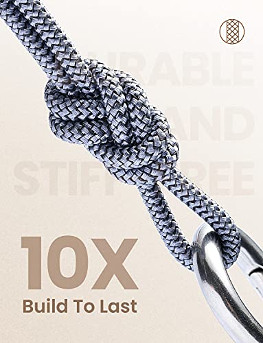 AINOPE Right Angle USB C Cable – 2-Pack (10 ft + 10 ft) Fast Charging 3.1 A Nylon Braided Charger for Enhanced Device Compatibility, Ideal for Gaming and Multitasking, Durable Black Design