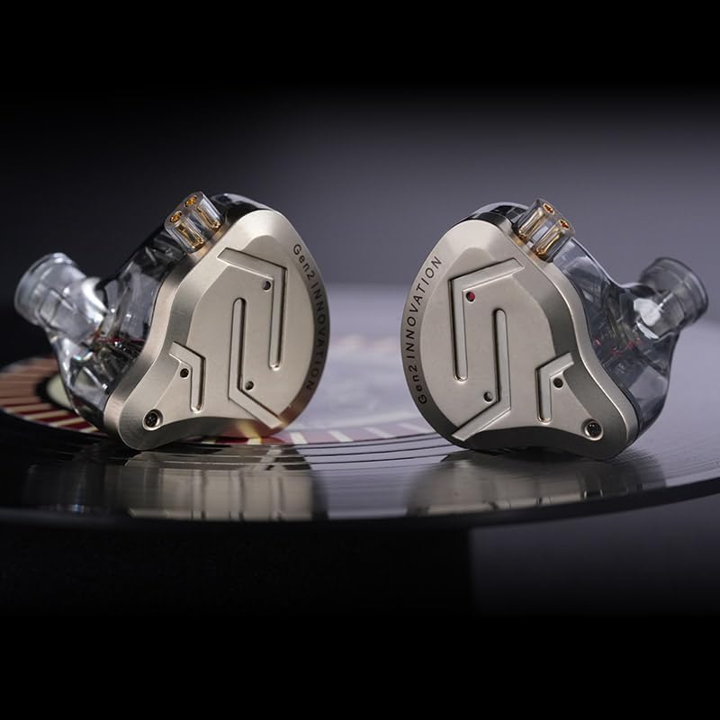 KZ ZSN PRO 2 Hi Fi IEM Earbuds – Dynamic Driver & Balanced Armature Hybrid Technology for Heavy Bass Enthusiasts, Stylish Glare Blue Design, Ergonomic Comfort for All-Day Wear, Seamless Device Compatibility for Ultimate Versatility