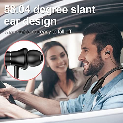 I35 Bluetooth Wireless Earbuds – 120 Hours Playtime, IPX5 Waterproof Neckband, Magnetic Suction Design, Skin-Friendly Comfort for Active Lifestyles, Enhanced Device Compatibility