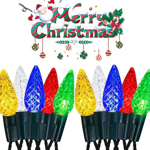 Illuminate Your Holidays with the LED Christmas Light Phone Charger Cord – 50-Inch USB Cable Featuring 10 Vibrant Multicolor Bulbs for i Phone 14 Pro Max/Plus, 13 Pro Max/Mini, 12 Pro Max, 11 Pro Max, and More – Fast Charging & Festive Ambiance (Set of 2)