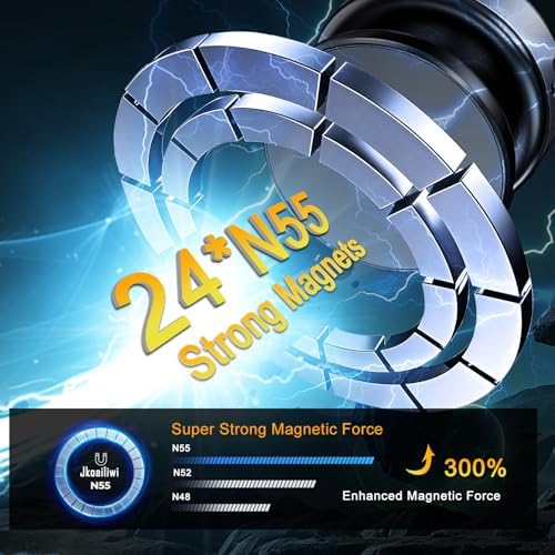 Revolutionize Your Car Experience with the 360° Adjustable Anti-Shake Electric Suction Cup Phone Mount – Perfect for Mag Safe i Phone 16, 16 Pro Max, 15, 14, and 13 – Hands-Free Vlogging and Travel Essential with Superior Stability and Magnetic Grip