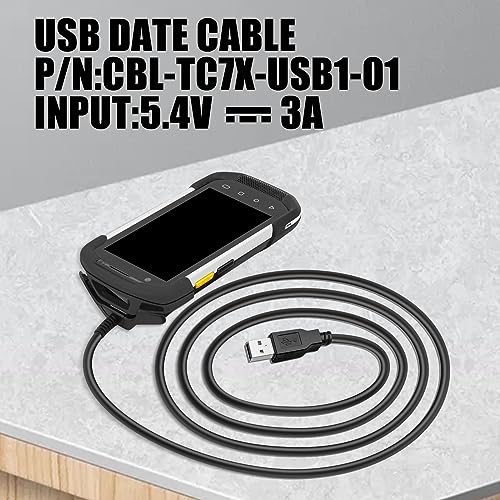 Zebra TC77 USB Charger Cable – High-Speed Data Transfer & Fast Charging for TC Series Devices, Compatible with TC70, TC72, TC75, TC55, & More – Durable Design for On-the-Go Professionals, Enhanced Connectivity, and Reliable Performance