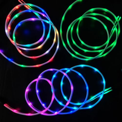 Revamp Your Charging Routine with Our 6 ft Color Changing LED i Phone Charger Cord – MFi Certified Lightning Fast Charging Cable for i Phone 14, 13, 12, 11 Pro Max, i Pad, and i Pod Touch – Durable, Stylish, and Functionally Innovative