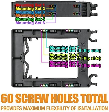 Upgrade Your Storage Efficiency with the ICY DOCK EZ-Fit PRO MB082 SP | Tool-Less 2 Bay Metal SSD Mounting Bracket for 2.5-Inch SSDs in 3.5-Inch Drive Bays | Fast Installation & Durable Design for Enhanced Compatibility and Cooling Performance