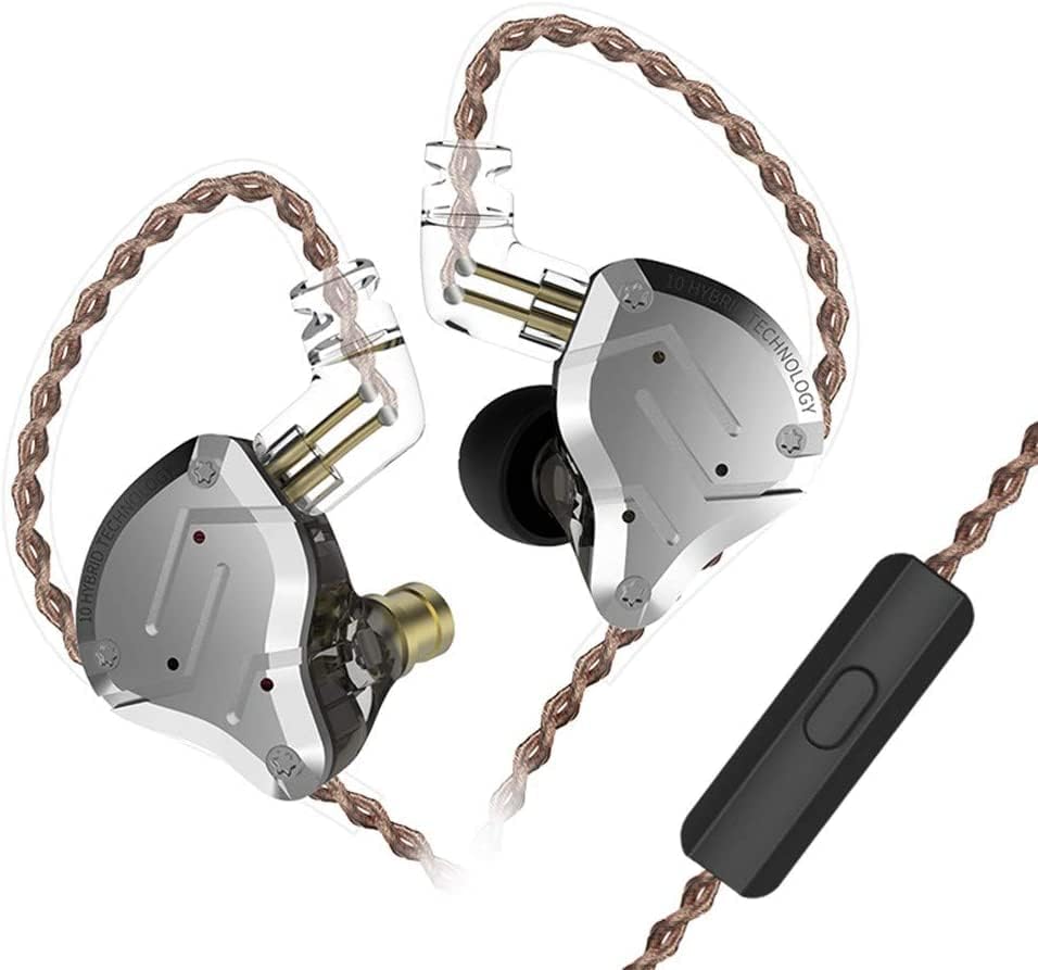 Discover the KZ ZS10 PRO Wired Gaming Earbuds – the Ultimate In-Ear Monitors with Advanced 4 BA + 1 DD Drivers for Audiophile-Level Sound Quality and Gaming Precision. Engineered with Superior Noise Cancelling Technology, these Ergonomically Designed Earbuds Feature a Detachable 2-Pin Cable for Effortless Replacement and Enhanced Compatibility Across Devices. Experience Unmatched Comfort During Extended Sessions, Thanks to Their Snug Fit, While the Built-In Microphone Facilitates Seamless Communication for Gaming or Calls. Immerse Yourself in Rich, Detailed Audio Like Never Before – Elevate Your Listening Experience with KZ ZS10 PRO, Where Exceptional Sound Meets Durable Craftsmanship. Perfect for Gamers and Music Enthusiasts Seeking High-Performance Earbuds That Deliver on Every Level.