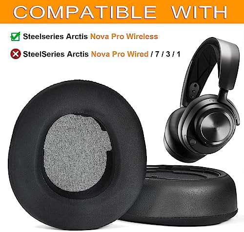 Revolutionize Your Listening Experience with Cooling Gel Earpads for Steelseries Arctis Nova Pro Wireless Headphones – Defean Premium Replacement Ear Cushions for Enhanced Comfort, Superior Sound Clarity, and Effortless Installation