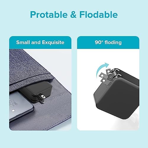Universal 100 W Laptop Charger with USB-C Port – Fast Charging AC Adapter for Lenovo, HP, Dell, Acer, ASUS, Samsung, and More – 18 Interchangeable Tips for Enhanced Compatibility – Lightweight & Foldable Design for Easy Travel – Dual USB Outputs for Simultaneous Charging of Devices – Ideal Replacement for 45 W to 90 W Laptop Power Supplies – Versatile 6 ft Cord Length for Flexible Use – Perfect for Business Trips and Everyday Charging Needs – Input Voltage: AC 100-240 V, Output: 5 V-20 V – Optimal Power Solution for Various Brands Including Mac Book Pro, Think Pad Yoga, and Galaxy Book – Streamlined Performance for Tablets, Smartphones, and Gaming Consoles – Efficient, Reliable, and Highly Portable Laptop Charger for Professionals on the Go.