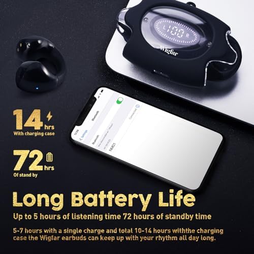 Revolutionize Your Audio Experience with E-88 Open Ear Bluetooth Headphones – True Wireless Ear Clip Earbuds for Active Lifestyles, Sweat Resistant, Fast Charging, 24-Hour Playtime, Ideal for Workouts, Driving, and Meetings – Seamlessly Compatible with Multiple Devices