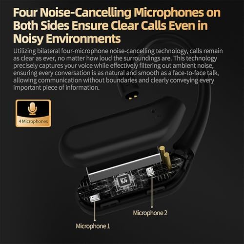 Elevate Your Audio Experience: CCA KZ AN01 Wireless IEM Bluetooth Adapter with Active Noise Cancellation, Bluetooth 5.4 Connectivity, 40-Hour Battery Life & Ergonomic Earhook for Athletes & Music Lovers – Compatible with KZ ZS10 PRO, ZSN Pro X, AS16 PRO X & More