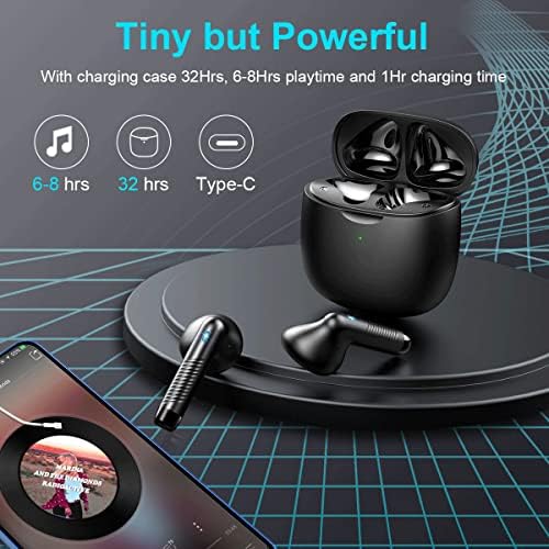 Light Pink Bluetooth 5.3 Wireless Earbuds – Exceptional Noise Cancelling Sports Headphones with IP7 Waterproof Design for Unmatched Outdoor Performance – 32 Hours of Playtime & Quick USB-C Charging for Ultimate Audio Convenience
