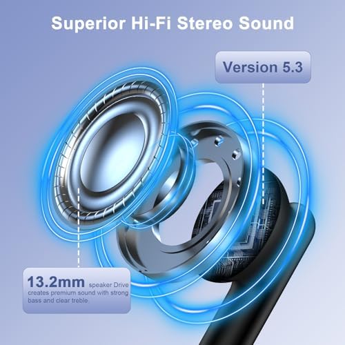 Samsung Galaxy A Series Waterproof Bluetooth Earbuds – 48-Hour Playtime with Noise Cancelling Mic & LED Charging Case for Ultimate Sound Quality, Perfect for Active Lifestyles and Everyday Use