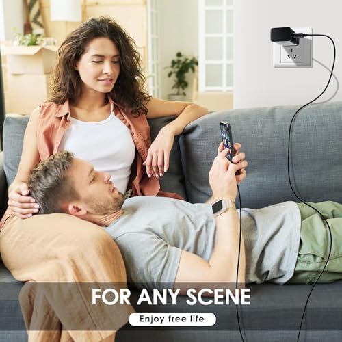 Samsung Adaptive Fast Charging USB Wall Charger Adapter – Dual Pack for Galaxy S25 Series, Note 5/8/9/10, Quick Charge Technology – Efficient Travel Plug for Android Devices and Enhanced Compatibility