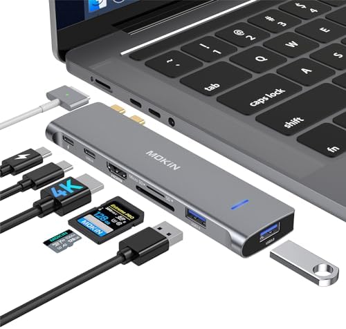 Maximize Productivity with Our 8-in-1 USB C Docking Station: Dual Display Port Multi-Monitor Adapter for Seamless Connectivity, Featuring HDMI, VGA, 2 USB A Ports, Fast USB C 2.0, and PD Charging – Perfect for Dell, HP, and Lenovo Laptops!