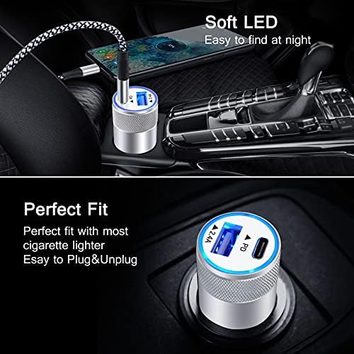 Ultra-Fast Type C Charger for Samsung Galaxy Z Flip 7/6, Fold 7, S25 Ultra & i Phone 16 – 25 W PD PPS Wall & 38 W Car Adapter with 6 FT USB-C & 3 FT USB-A to Type C Cables – Optimal Speed & Compatibility for On-the-Go Charging