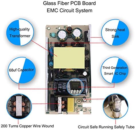 COOLM 48 V Power Supply Adapter for Cisco IP Phones – Essential AC Power Solution for Models 8811, 8841, 8851, 8861, 8961, 9951, 9971 & Compatible with Power Cube 4 – Reliable and High-Performance Accessory for Seamless Communication in Any Office Environment
