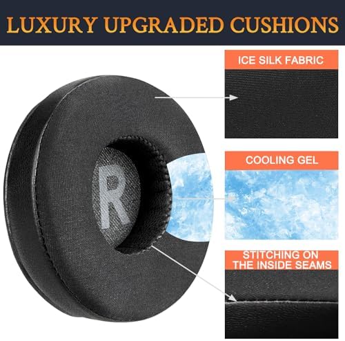 Transform Your Beats EP Experience with SOULWIT’s Advanced Noise-Isolating Ear Pad Cushions – Premium High-Density Foam for Unmatched Comfort and Longevity – Innovative Cooling Gel Technology in Modern EP CG White Finish for Enhanced Audio Enjoyment