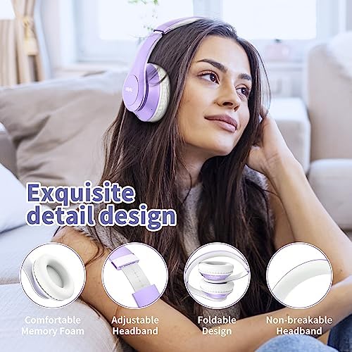 Revolutionize Your Audio Experience with Uliptz Bluetooth 5.3 Over-Ear Headphones – 65-Hour Playtime and Customizable Hi-Fi Sound for Every Mood – Ultra-Lightweight, Travel-Ready Design for Office, Home, and On-the-Go Listening – Immerse in Superior Comfort and Crystal-Clear Calls